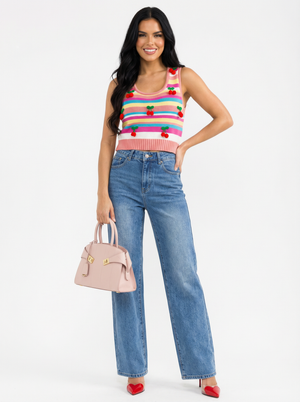 Elysia Orchard Stripe Top