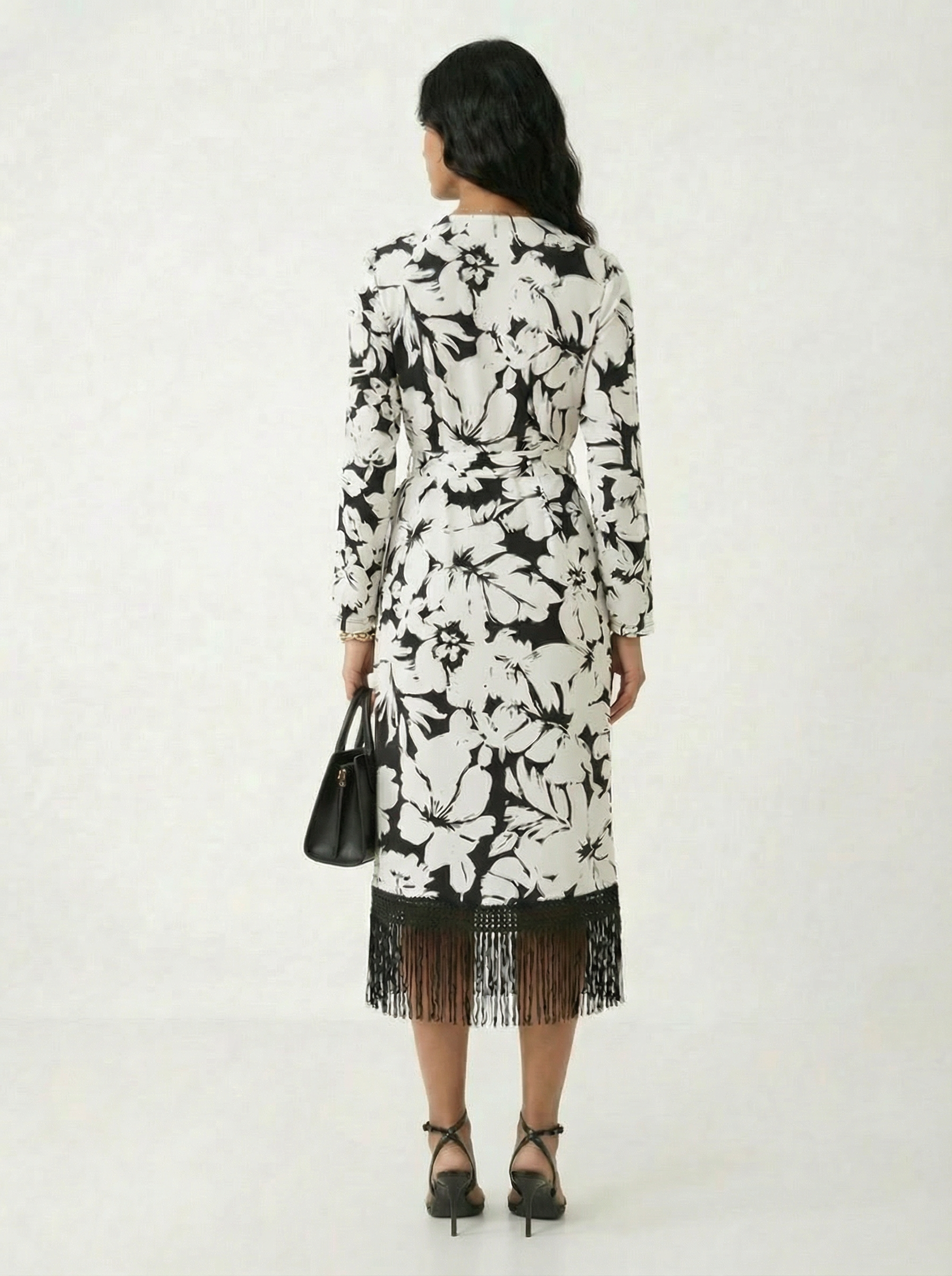 Ophelia Fringe Wrap Dress