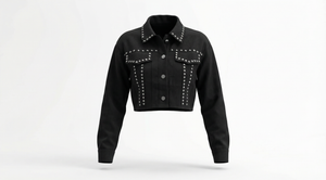 The Noir Rebel Cropped Jacket