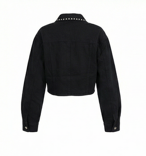 The Noir Rebel Cropped Jacket