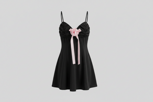 Elysian Bloom Dress - Black