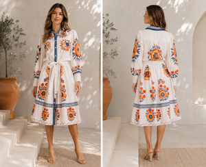Santorini Sunset Dress