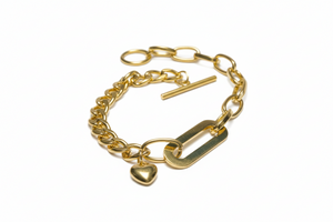 Modern Square Link Chain Bracelet