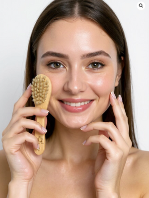 Attica Moon Body Brush Duo Set | Your Answer To Dry, Lifeless Skin, Smooth, Refreshed, And Revitalized.