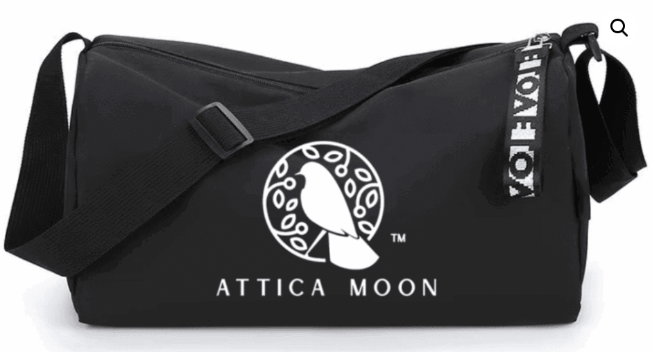 Attica Moon | LN Duffel Bag – White Logo