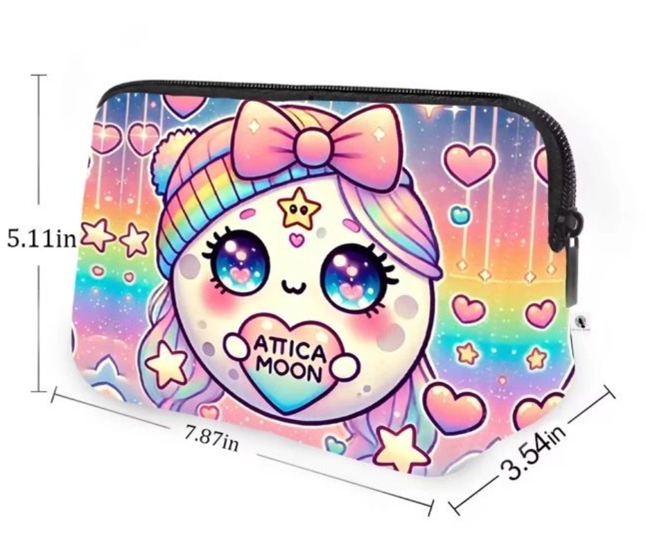 Dreamy Hearts Makeup Bag