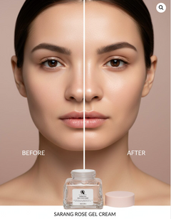 Attica Moon Sarang Rose Night Repair Cream | An Overnight Gel-Cream That Hydrates, Renews, And Restores Radiance While You Sleep.