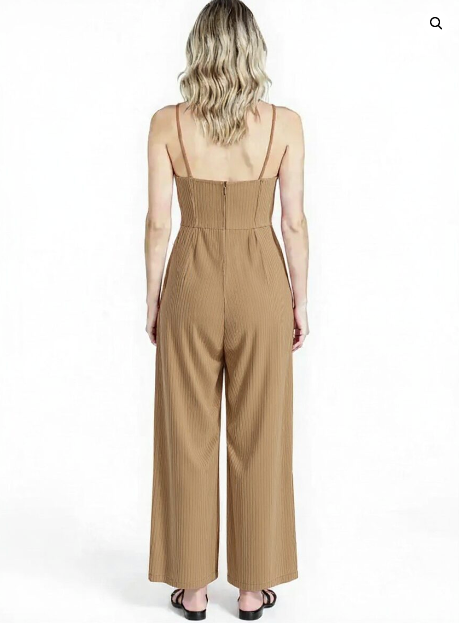 Weekend Runaround V Neck Jumpsuit