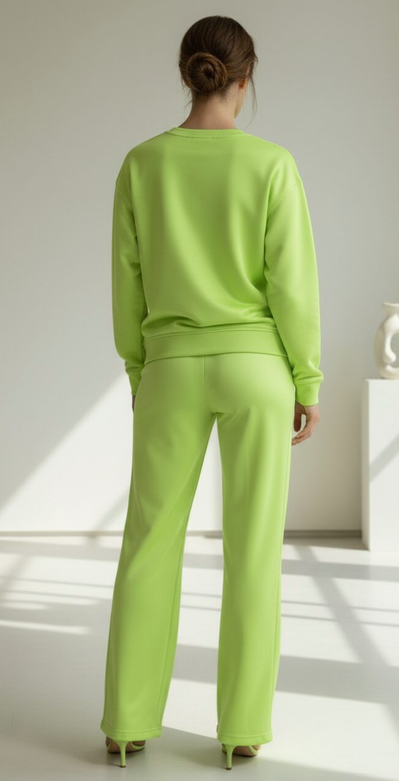 Weekend Vibes Tracksuit - Lime Green