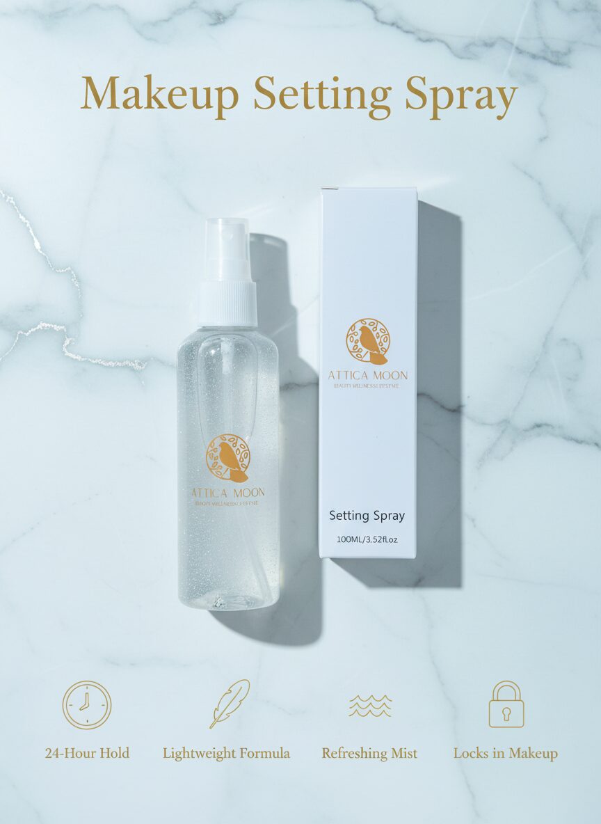 Attica Moon | Unicorn Glow Makeup Setting Spray - Clear