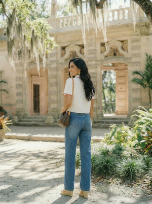 Island Muse Embroidered Top