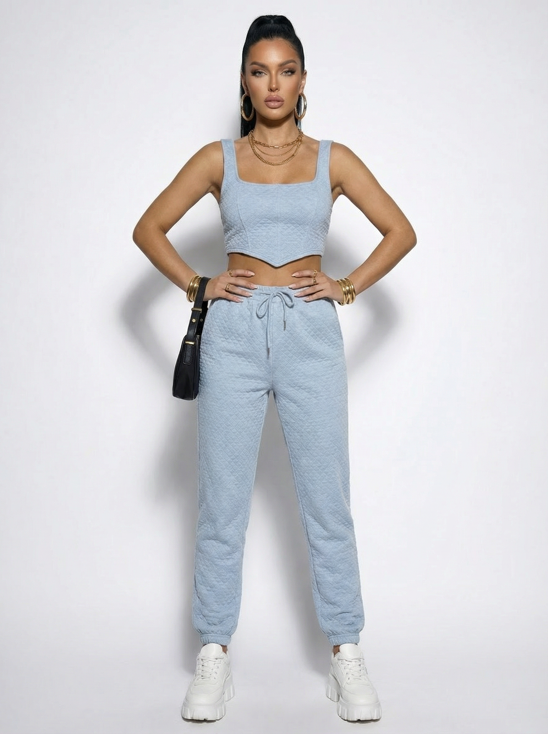 The Cloudbound 2 Piece Lounge Set - Gray