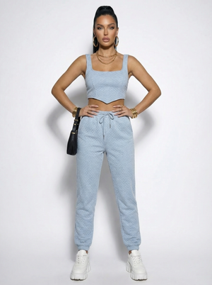 The Cloudbound 2 Piece Lounge Set - Gray