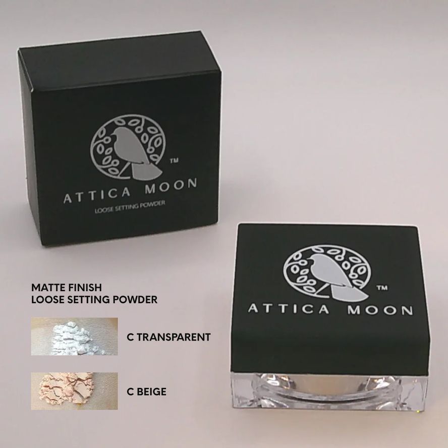 Attica Moon | Loose Setting Powder with Vitamin E | Matte
