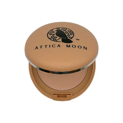 Attica Moon Soft‑Matte Pressed Powder Compact - Natural