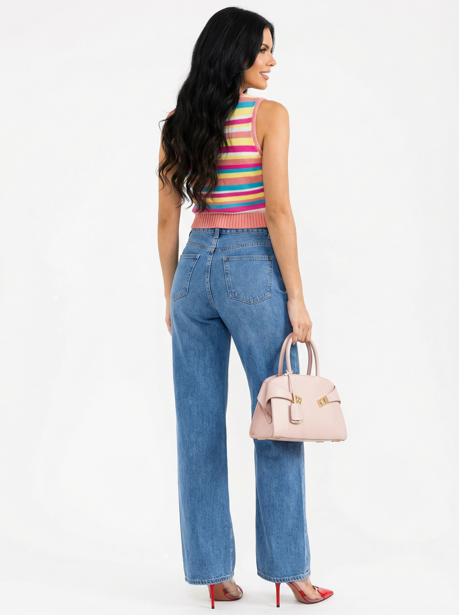 Elysia Orchard Stripe Top