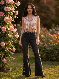 Elysian Shimmer Crop Top (Rose Edition)