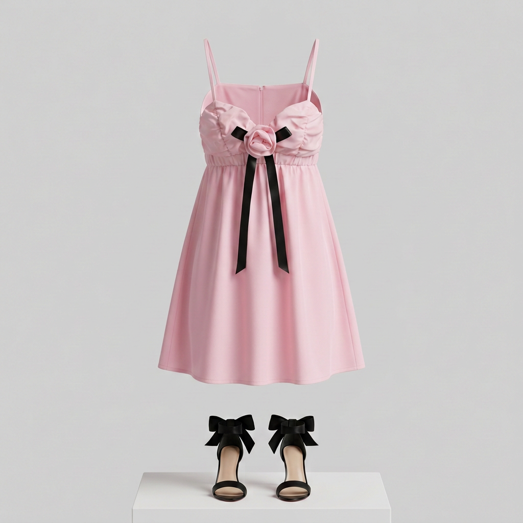 Elysian Bloom Dress - Pink