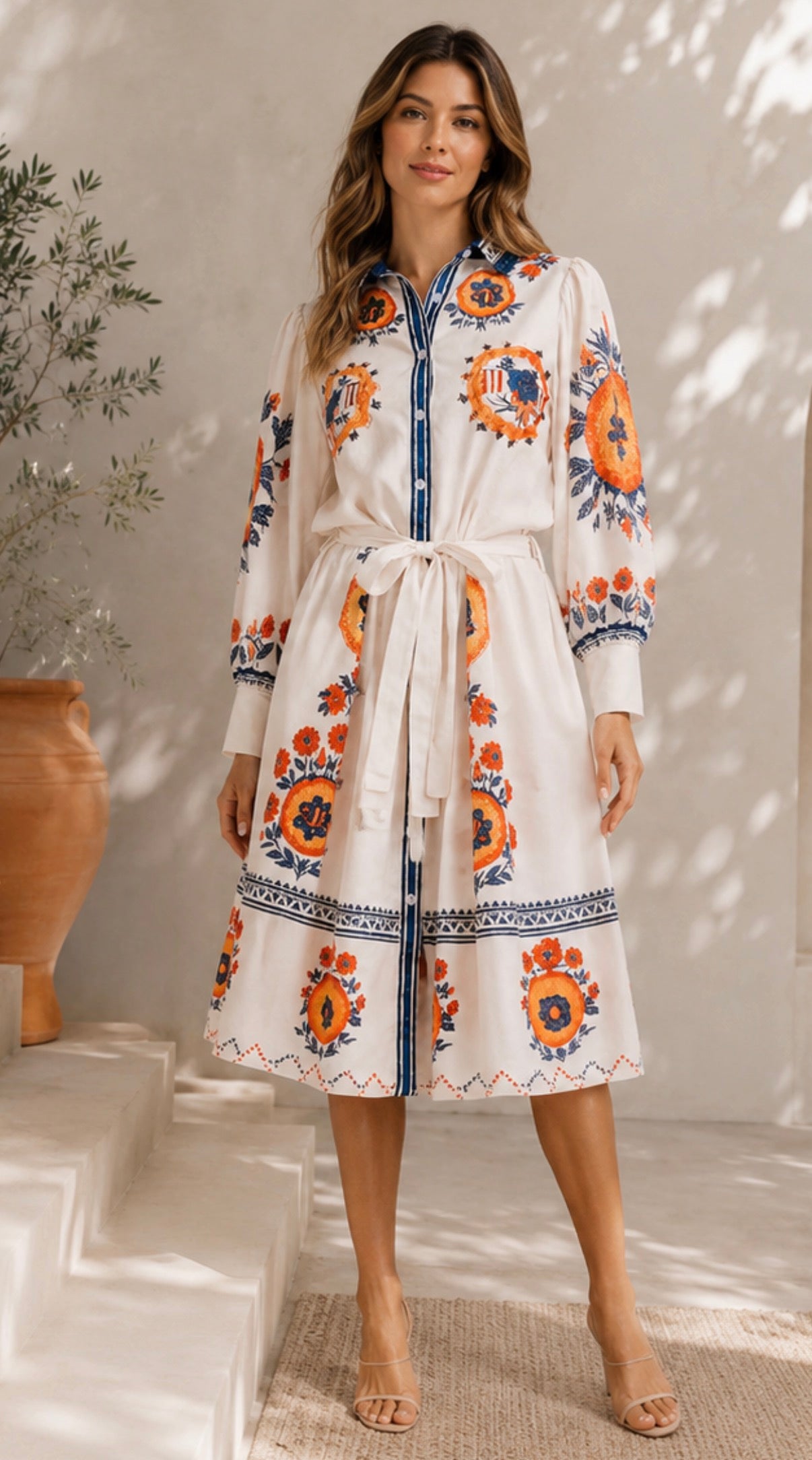 Santorini Sunset Dress
