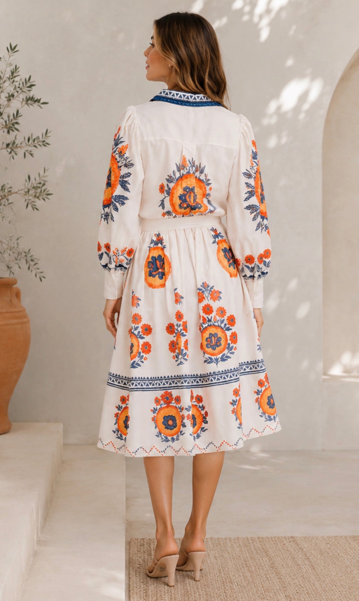 Santorini Sunset Dress