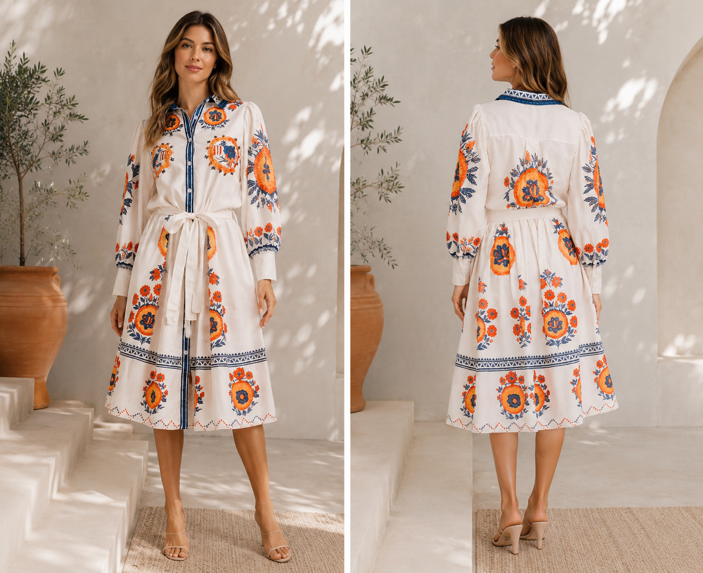 Santorini Sunset Dress