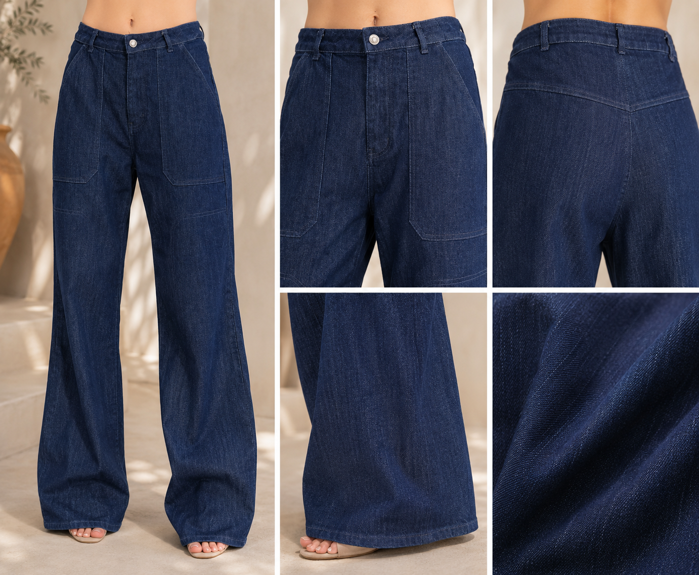 Moon Tide Wide Leg Jeans