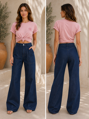 Moon Tide Wide Leg Jeans