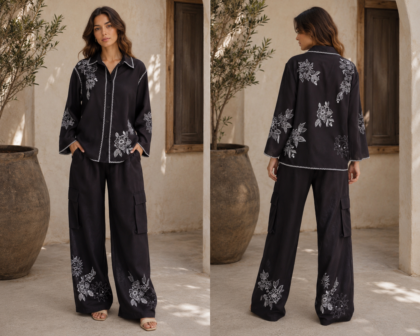 Mediterranean Muse Set - Black