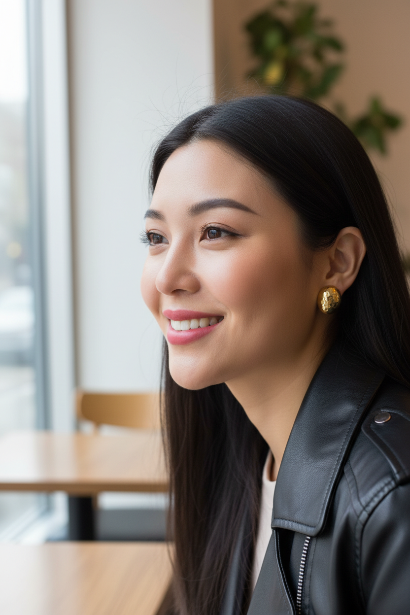 Timeless Gold Button Earrings