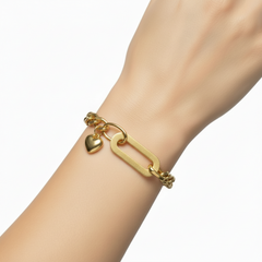 Modern Square Link Chain Bracelet