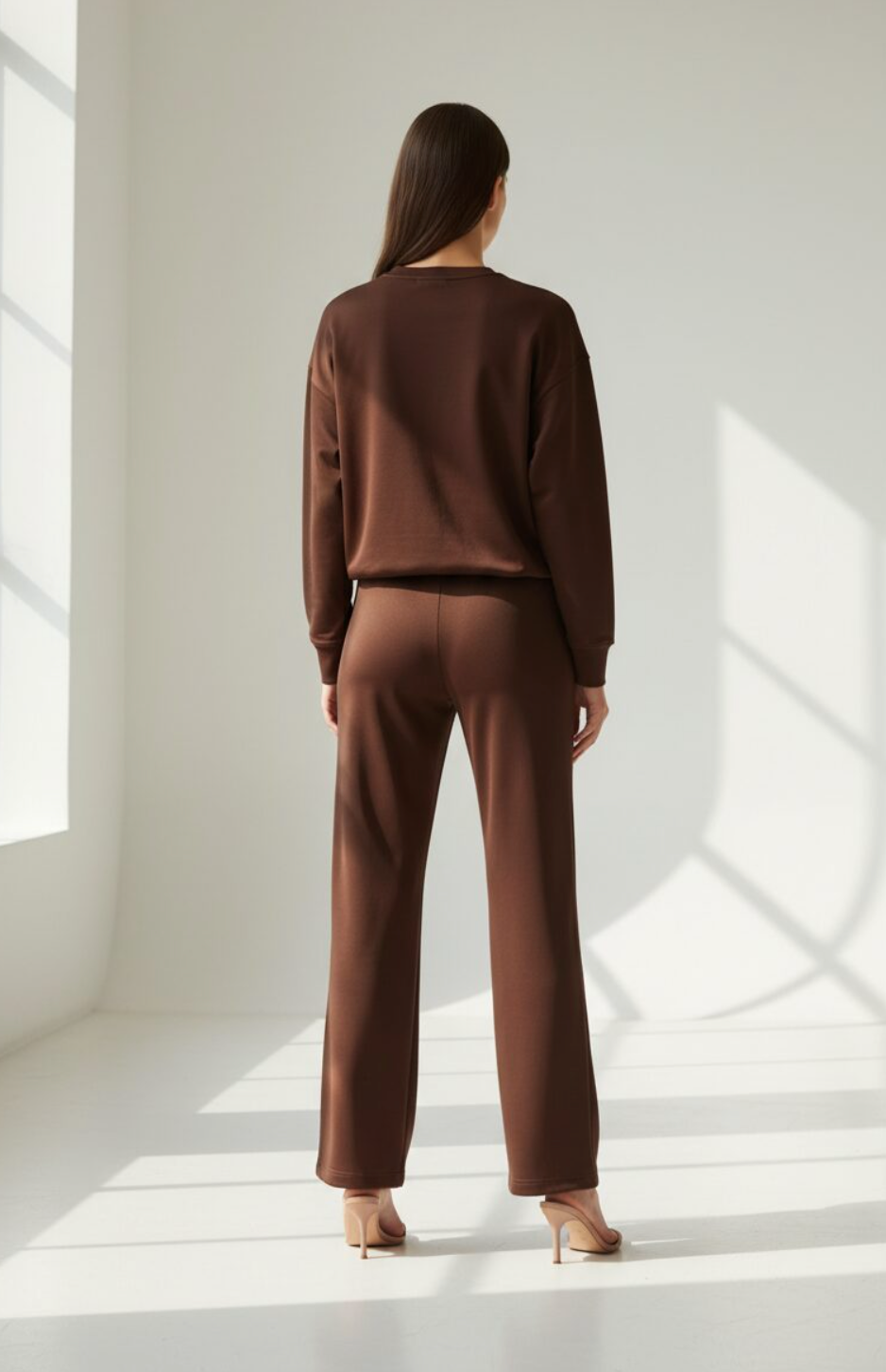 Weekend Vibes Tracksuit - Dark Brown