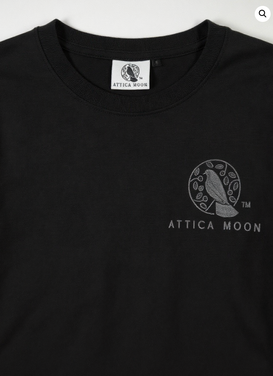 Attica Moon | Embroidered Moonmark T-Shirt