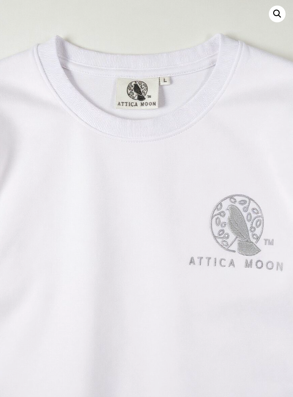 Attica Moon | Embroidered Moonmark T-Shirt