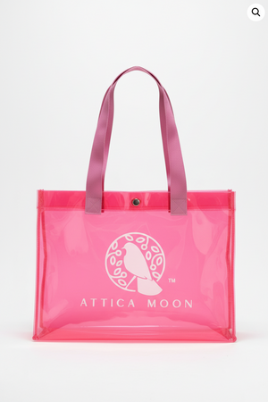 Clear Tote Bag – Pink