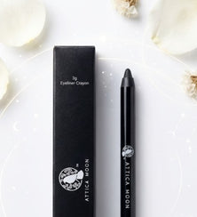 Attica Moon Eyeliner Crayon — Built‑In Sharpener | Smooth, Long‑Wearing Formula - Black