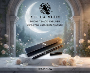 Attica Moon Eyeliner Crayon — Built‑In Sharpener | Smooth, Long‑Wearing Formula - Black