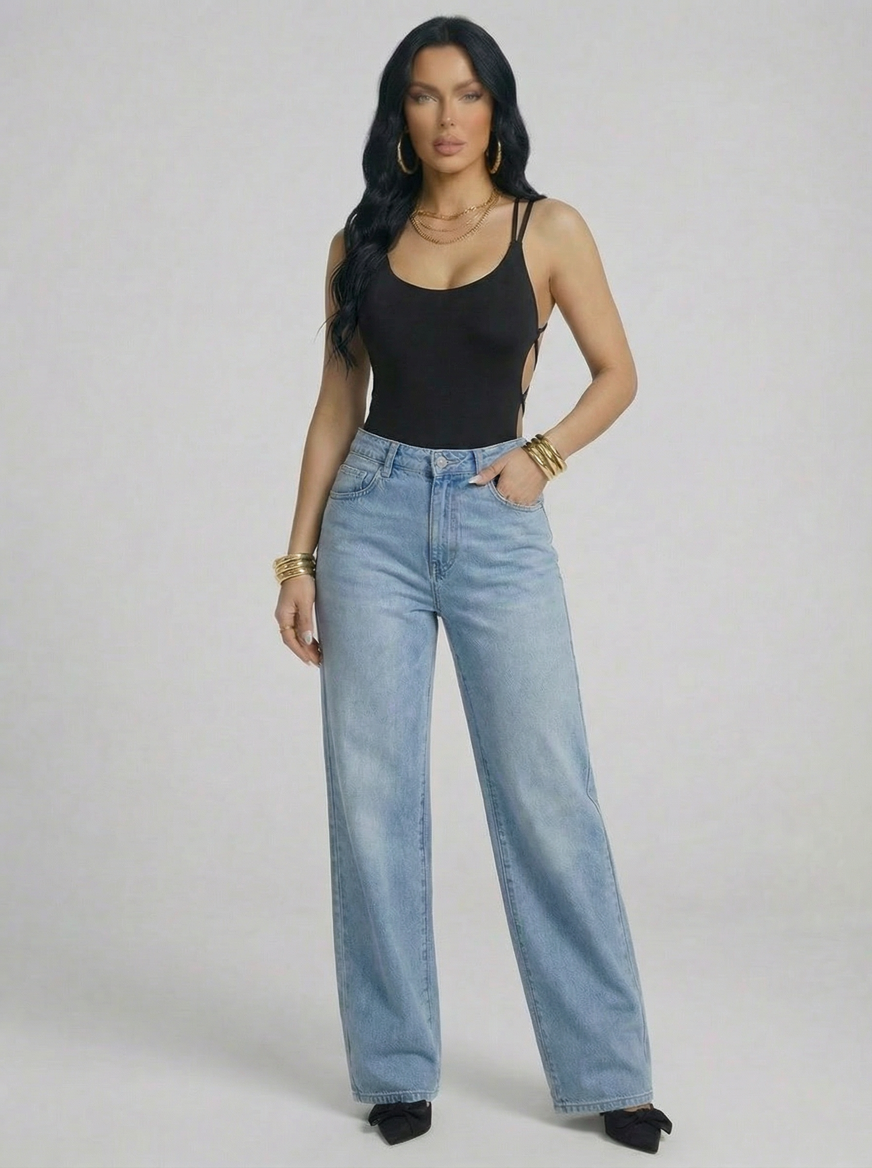 The Black Mirage Body Suit