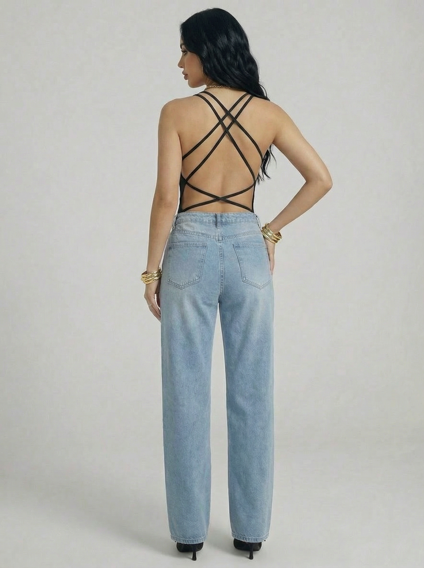 The Black Mirage Body Suit