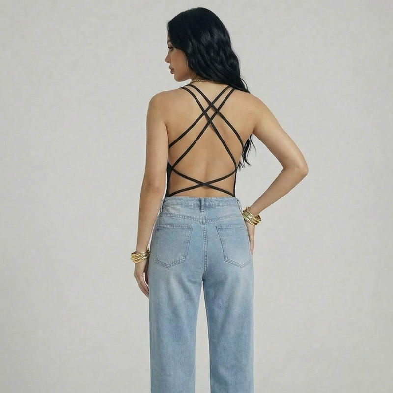 The Black Mirage Body Suit