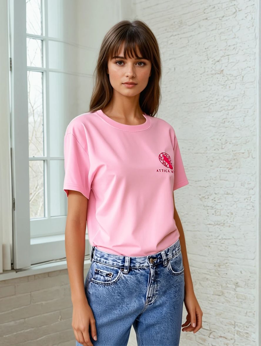 Bubbly Logo T-Shirt - Pink