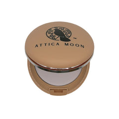 Attica Moon Soft‑Matte Pressed Powder Compact - Translucent