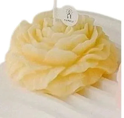 Attica Moon Rose Shaped Soy Wax Candle - Chamomile (Yellow)